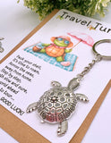 Travel Turtle Good Luck Keyring