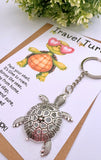 Travel Turtle Good Luck Keyring