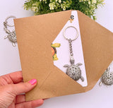 Travel Turtle Good Luck Keyring
