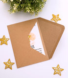 Milestone Gold Star Lucky Charm Birthday Card 30th 40th 50th 60th 70th 80th
