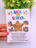Back To School Lucky Star Pocket Hug