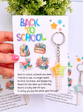 Back To School Lucky Star Keyring