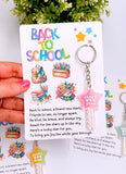 Back To School Lucky Star Keyring