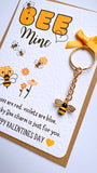 Valentine's Bee Mine Keyring