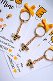 Valentine's Bee Mine Keyring