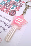 Double Digits Era 10th Birthday Lucky Star Keyring