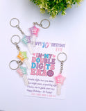 Double Digits Era 10th Birthday Lucky Star Keyring