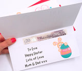 Personalised Easter Money Wallet