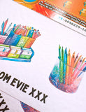 Personalised Teacher Scratch Card Holder