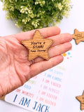 Personalised "I am" Pocket Star Card