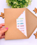 Personalised "I am" Pocket Star Card