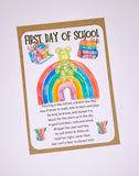 First Day Of Primary School Pocket Worry Bear