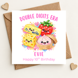 Double Digits 10th Birthday Squishy Card