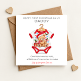 First Christmas as my Daddy Card