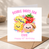 Double Digits 10th Birthday Squishy Card