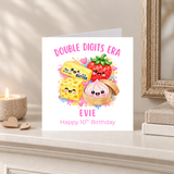 Double Digits 10th Birthday Squishy Card