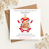 First Christmas as my Daddy Card