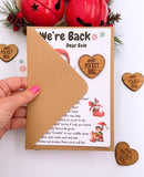 Elf Arrival Wooden Pocket Heart