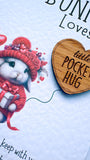 Valentines Some Bunny Loves You Pocket Hug