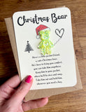 Christmas Bear Pocket Hug