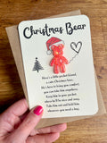 Christmas Bear Pocket Hug