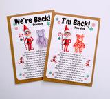 Elf Arrival Pocket Bear - Personalised