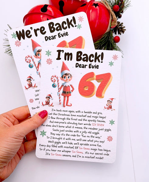 Elf Arrival Letter 6 7 Meme