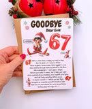 Elf Goodbye Farewell Letter 6 7 Six Seven