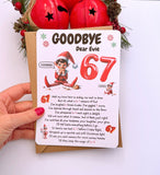 Elf Goodbye Farewell Letter 6 7 Six Seven