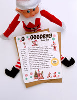 Elf Goodbye Farewell Scratch Card - Personalised