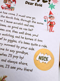 Elf Goodbye Farewell Scratch Card - Personalised