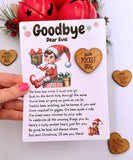 Elf Goodbye Wooden Pocket Heart