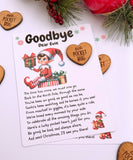 Elf Goodbye Wooden Pocket Heart