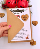 Elf Goodbye Wooden Pocket Heart
