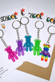 High School Good Luck Worry Bear Keyring