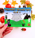 Halloween Treasure Hunt Clues