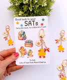 SATs Good Luck Duck Keyring