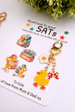SATs Good Luck Duck Keyring