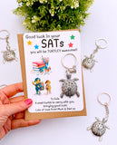 SATs Good Luck Turtle Keyring