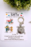 SATs Good Luck Turtle Keyring
