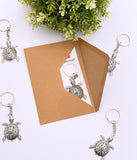 GCSE's Congratulations Turtle Keyring Card