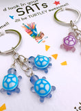 Good Luck SATS Resin Turtle Keychain