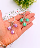 Good Luck SATS Resin Turtle Keychain