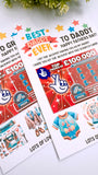 Personalised Fathers Day Scratch Card Holder