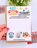 Personalised Fathers Day Scratch Card Holder