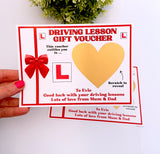 Driving Lesson Gift Voucher - Scratch Reveal