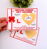 Driving Lesson Gift Voucher - Scratch Reveal