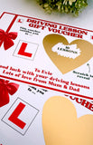 Driving Lesson Gift Voucher - Scratch Reveal