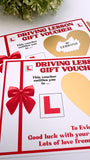 Driving Lesson Gift Voucher - Scratch Reveal
