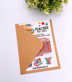 Teacher Thanks a Lotto Lottery Scratch Card Holder